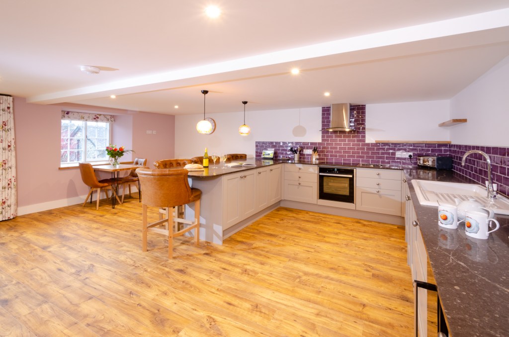Skelwith Fold Cottages Number 3 Kitchen Space
