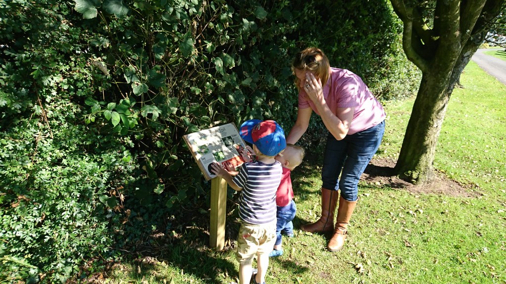 Hannah & kids doing Nature Trail