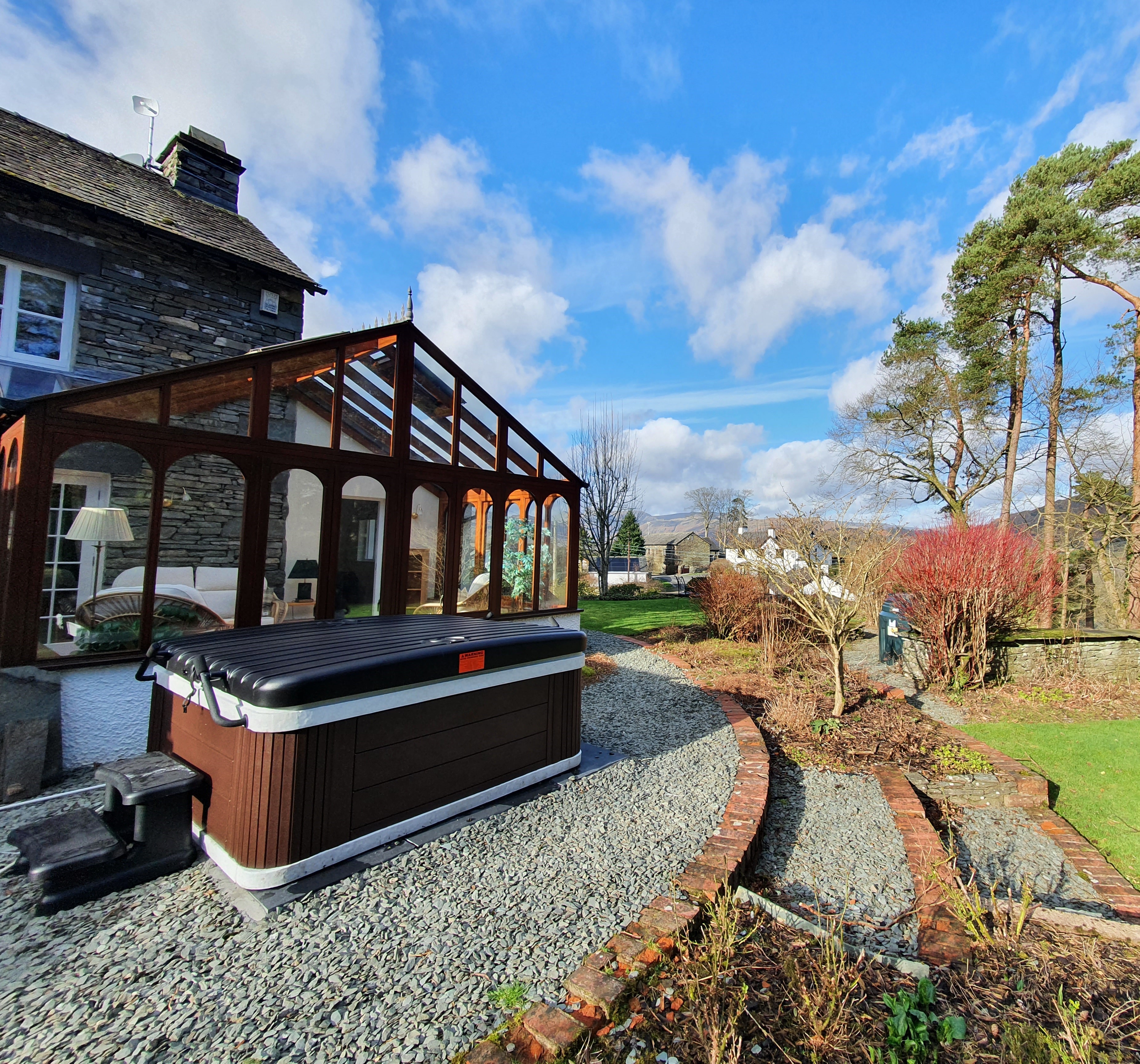 Skelwith Fold Cottages Number 1 Hot Tub